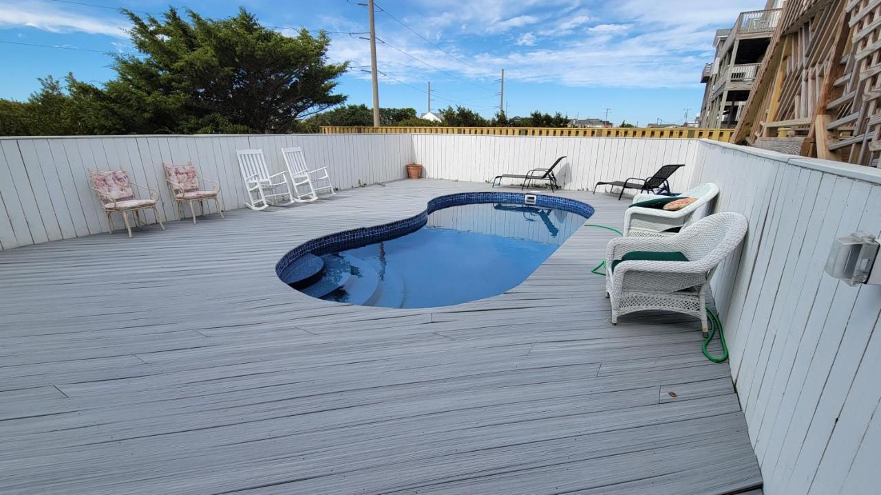 8018 Beach Rd, Semi-Oceanfront, Pool/Hot Tub Nags Head Exterior foto